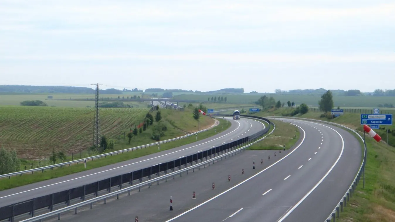 Mától folytatódik az M7-es autópálya felújítása