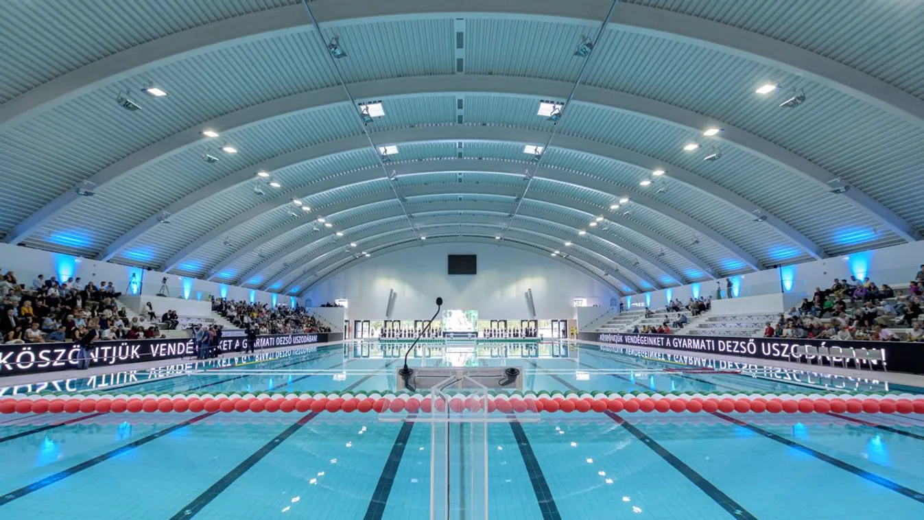 Átadták a Gyarmati Dezső Uszodát Budapesten