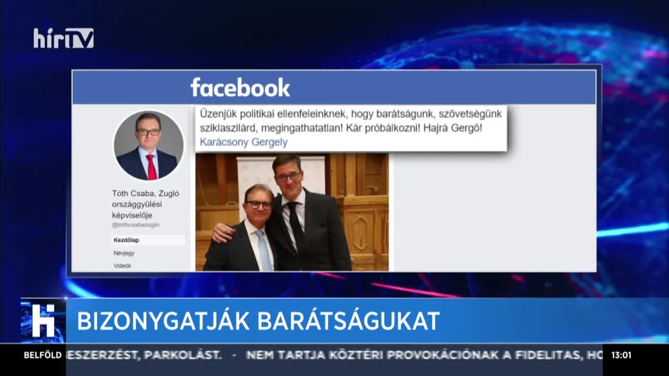 Bizonygatják barátságukat