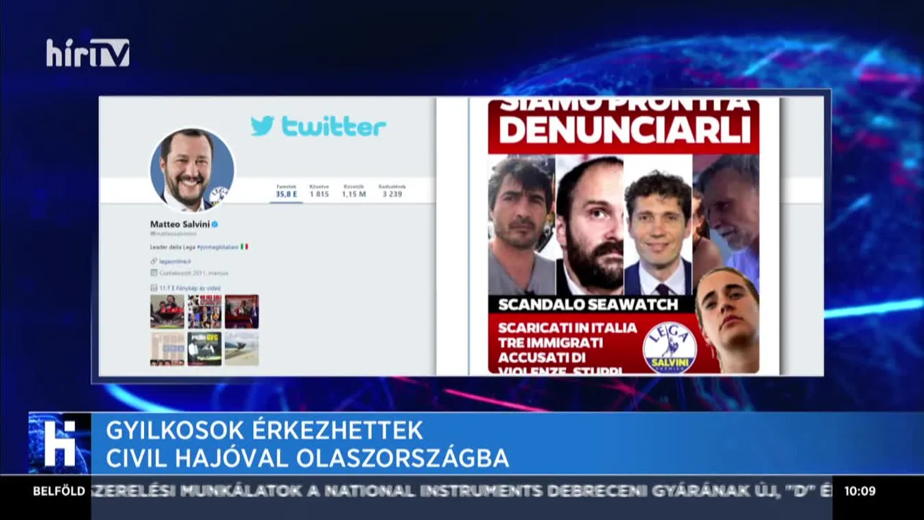 Gyilkosok érkezhettek civil hajóval Olaszországba