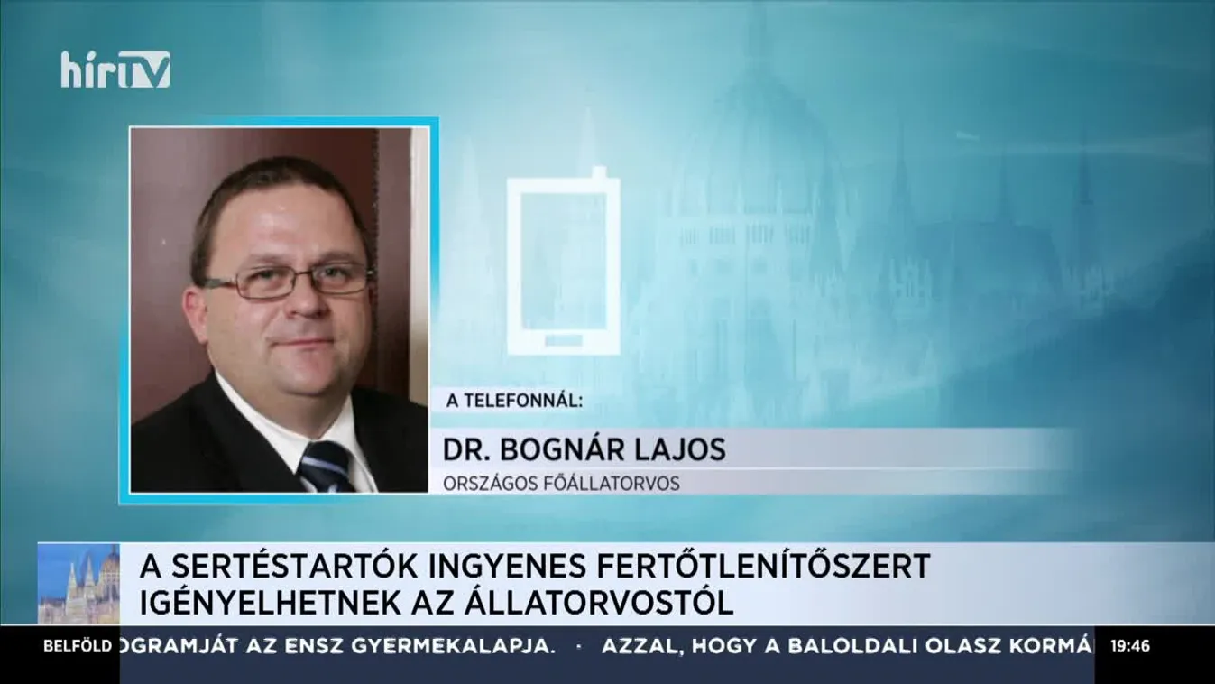 Bognár Lajos: Terv készült a háztáji sertések leölésére