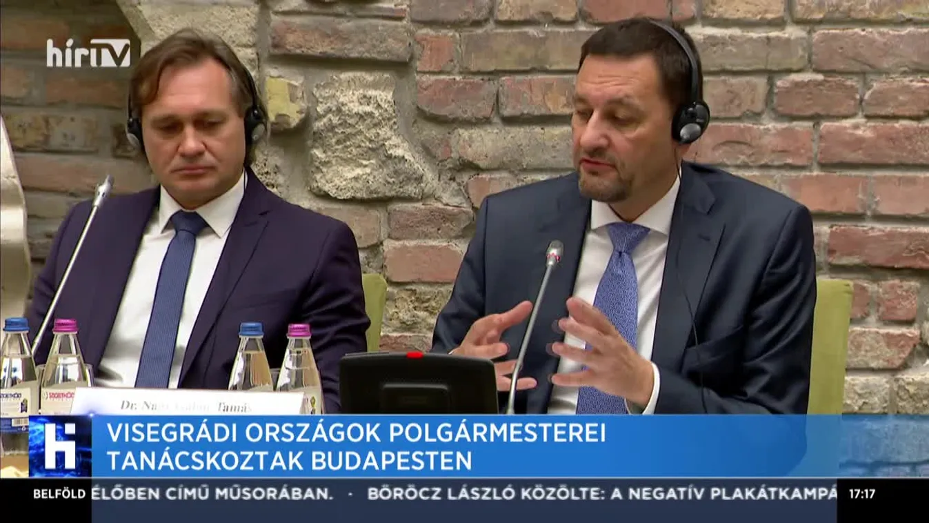 A budai Várban tartottak találkozót V4-es polgármesterek