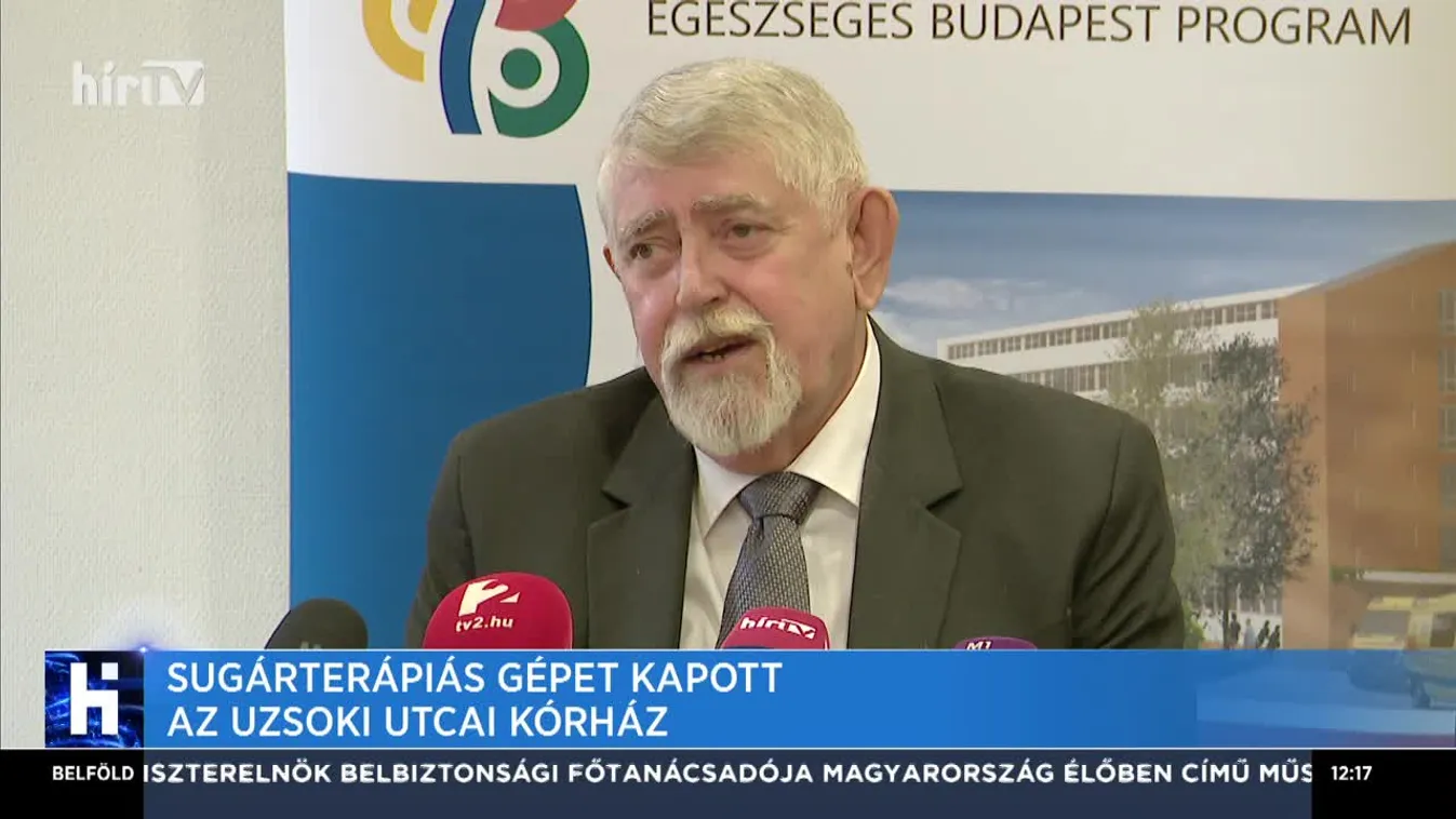 Sugárterápiás gépet kapott az Uzsoki Utcai Kórház