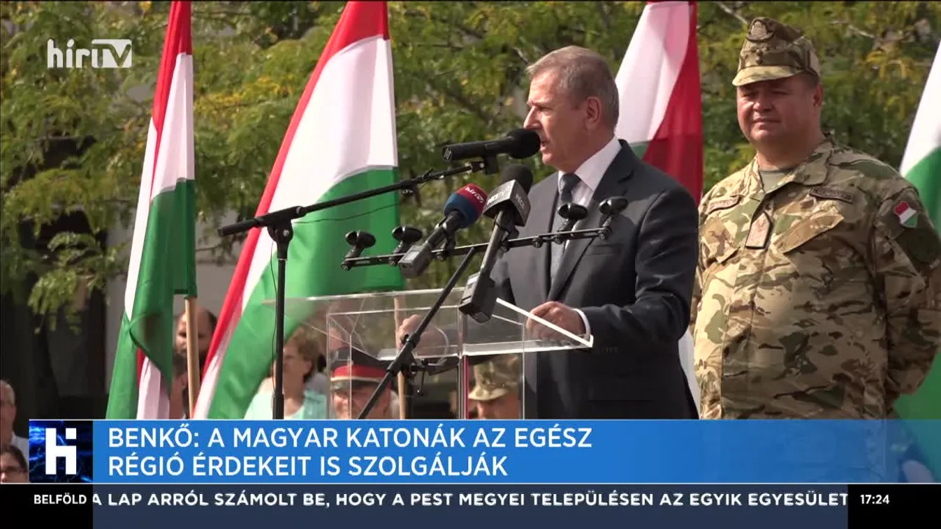 Benkő: A magyar katonák az egész régió érdekeit is szolgálják