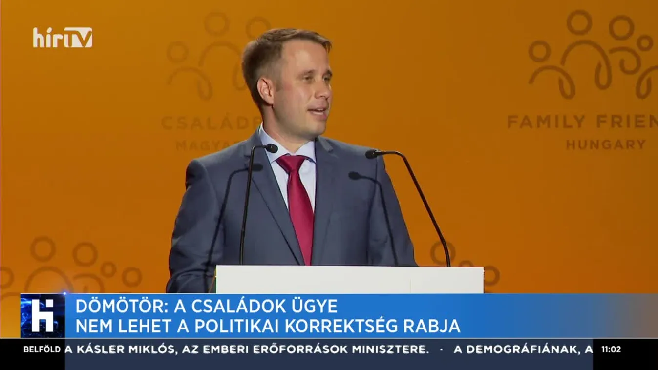 Dömötör: A családok ügye nem lehet a politikai korrektség rabja
