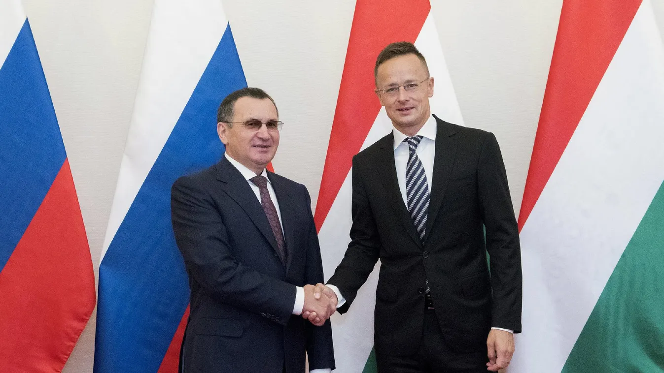 Szijjártó Péter az orosz felsőház első elnökhelyettesével egyeztetett