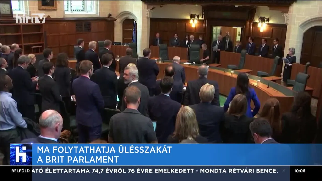Ma folytathatja ülésszakját a brit parlament