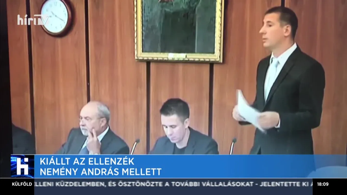 Kiállt az ellenzék Nemény András mellett