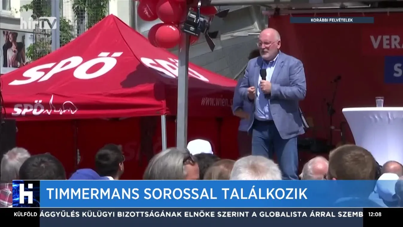 Timmermans Sorossal találkozik
