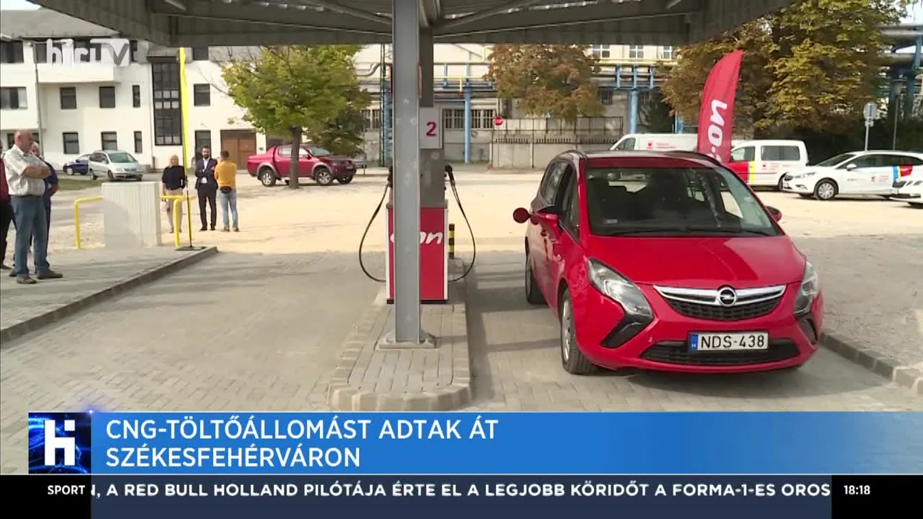 CNG-Töltőállomást adtak át Székesfehérváron