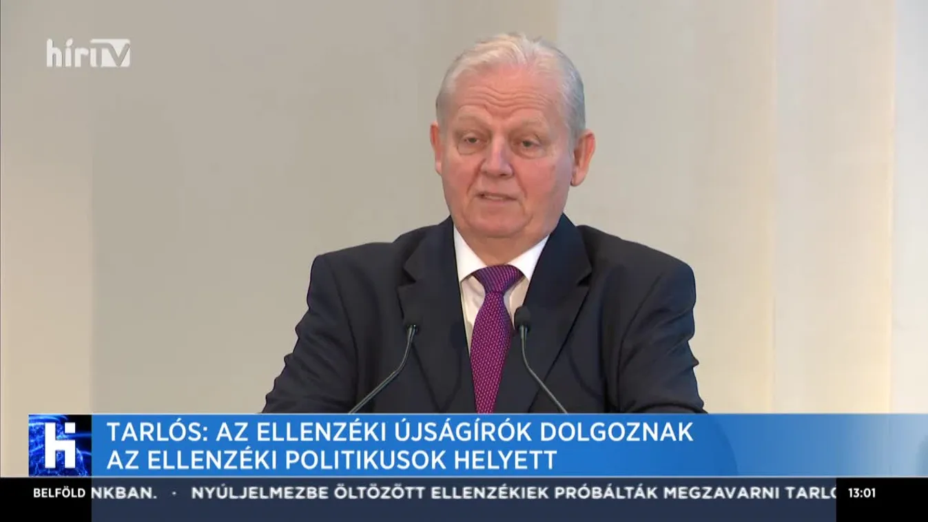 Tarlós: Az ellenzéki újságírók dolgoznak az ellenzéki politikusok helyett