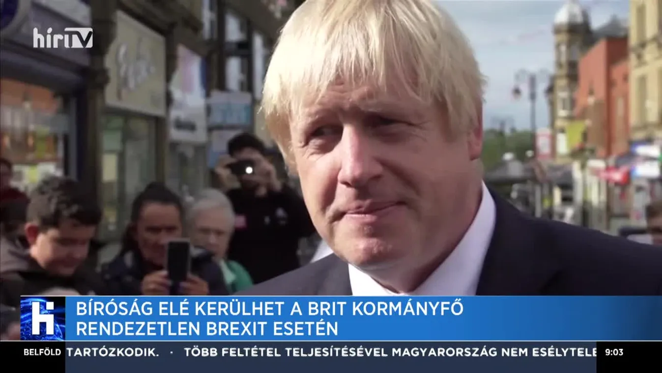 Bíróság elé kerülhet a brit kormányfő rendezetlen Brexit esetén