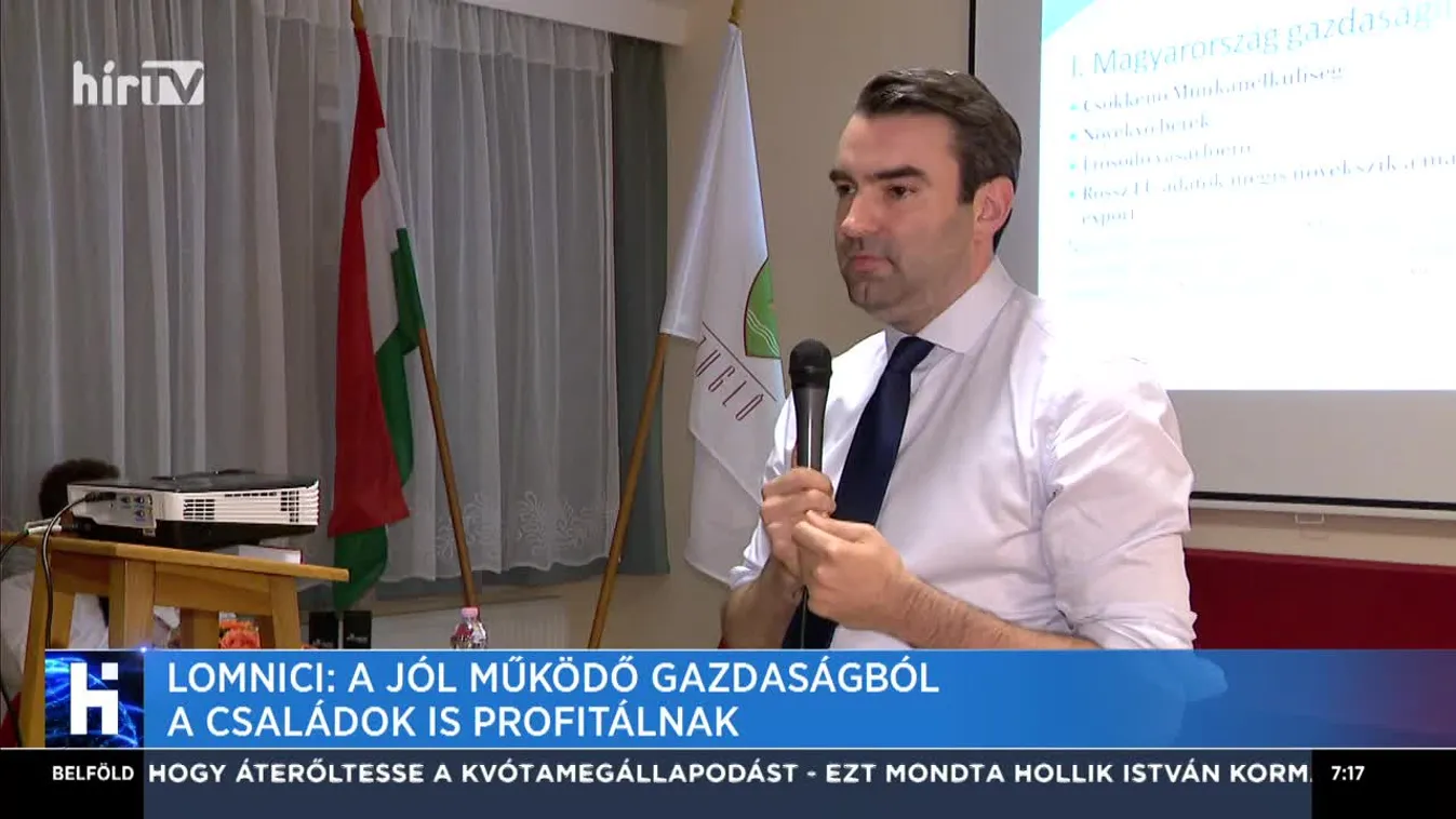 Lomnici: A jól működő gazdaságból a családok is profitálnak