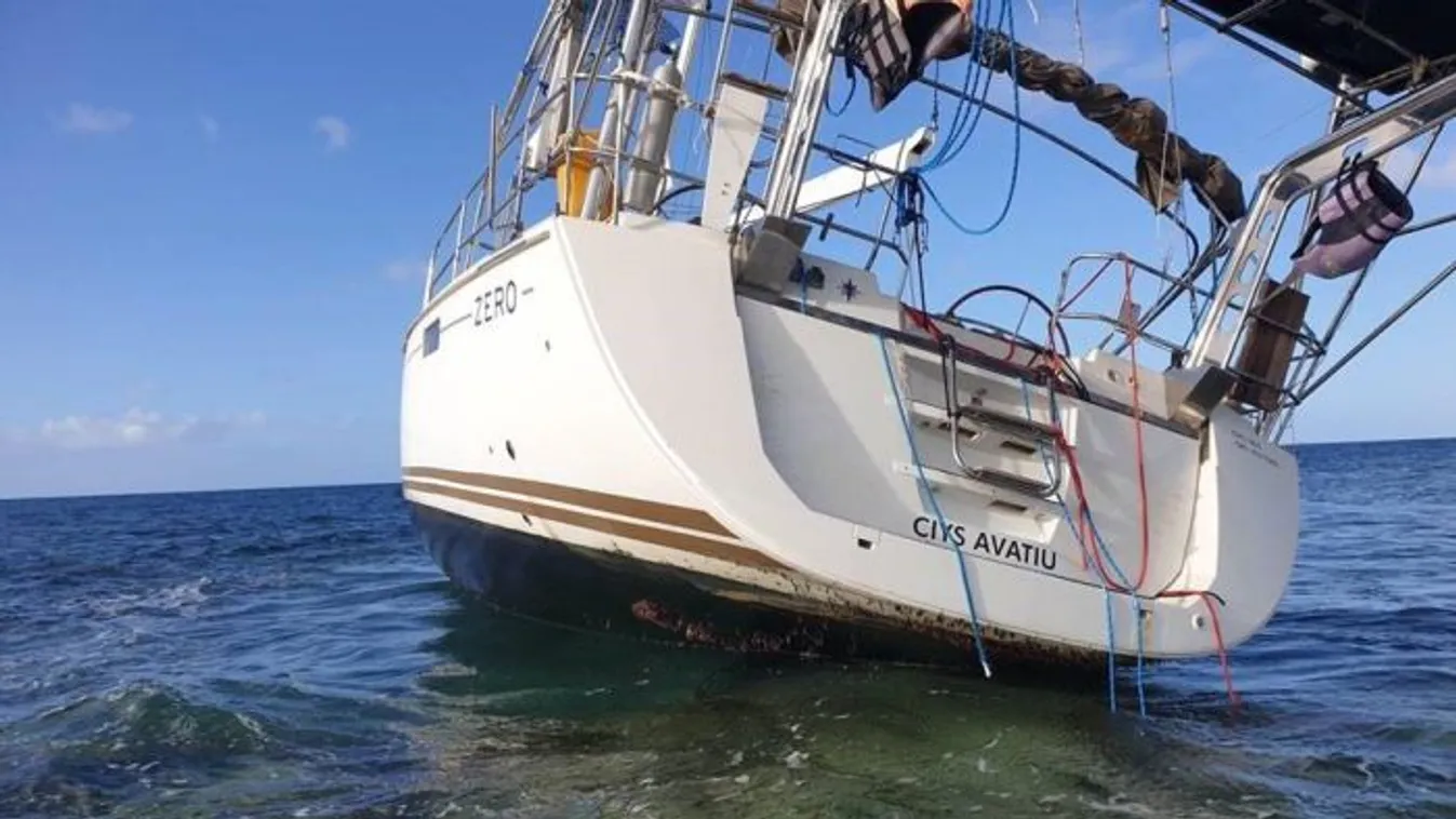 Egy tonna kábítószert szállító jacht futott zátonyra