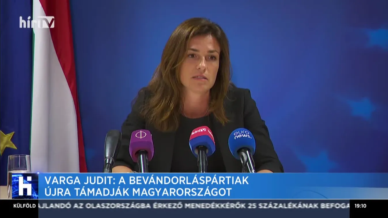 Varga Judit: A bevándorláspártiak újra támadják Magyarországot