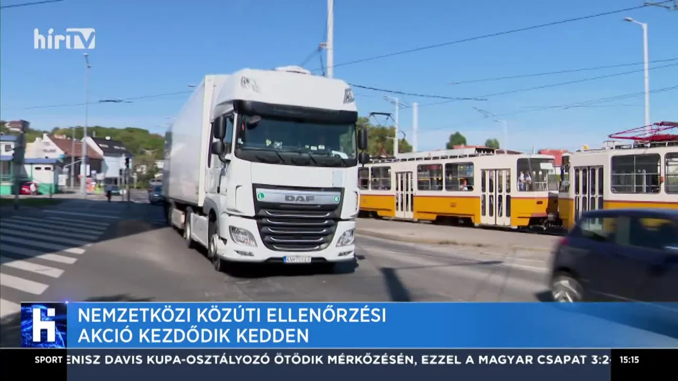 Nemzetközi közúti ellenőrzési akció kezdődik kedden