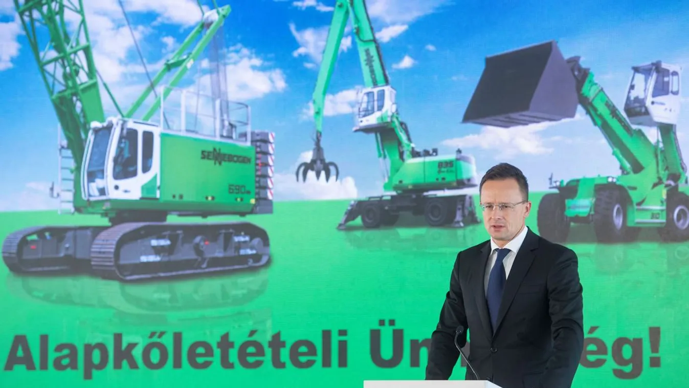 Szijjártó Péter: Magyarország az új világgazdasági korszak nyertese