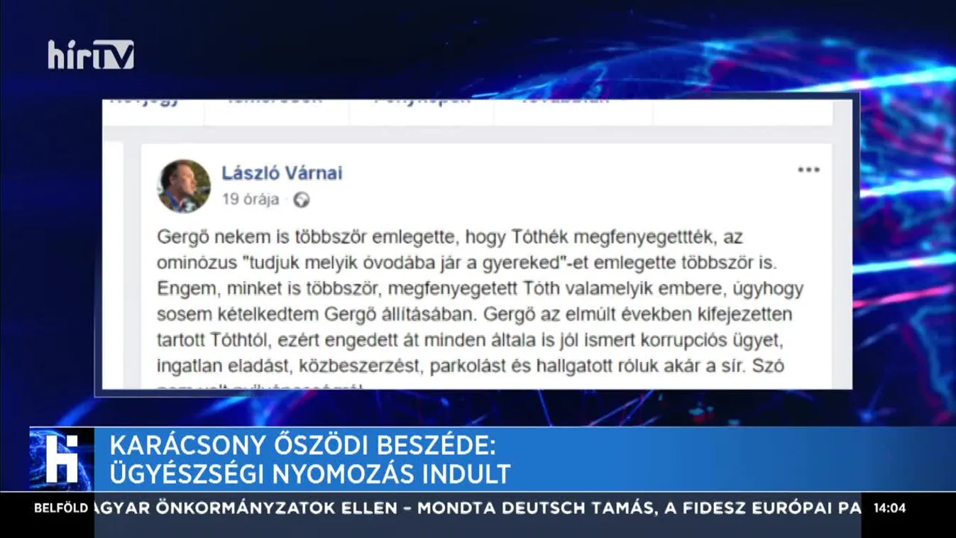 Karácsony őszödi beszéde: Ügyészségi nyomozás indult