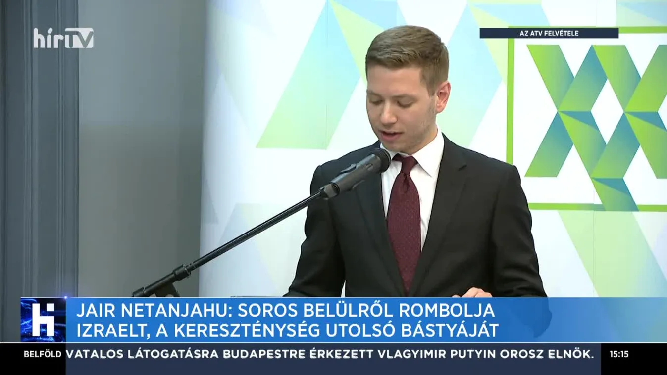 Jair Netanjahu: Soros belülről rombolja Izraelt, a kereszténység utolsó bástyáját