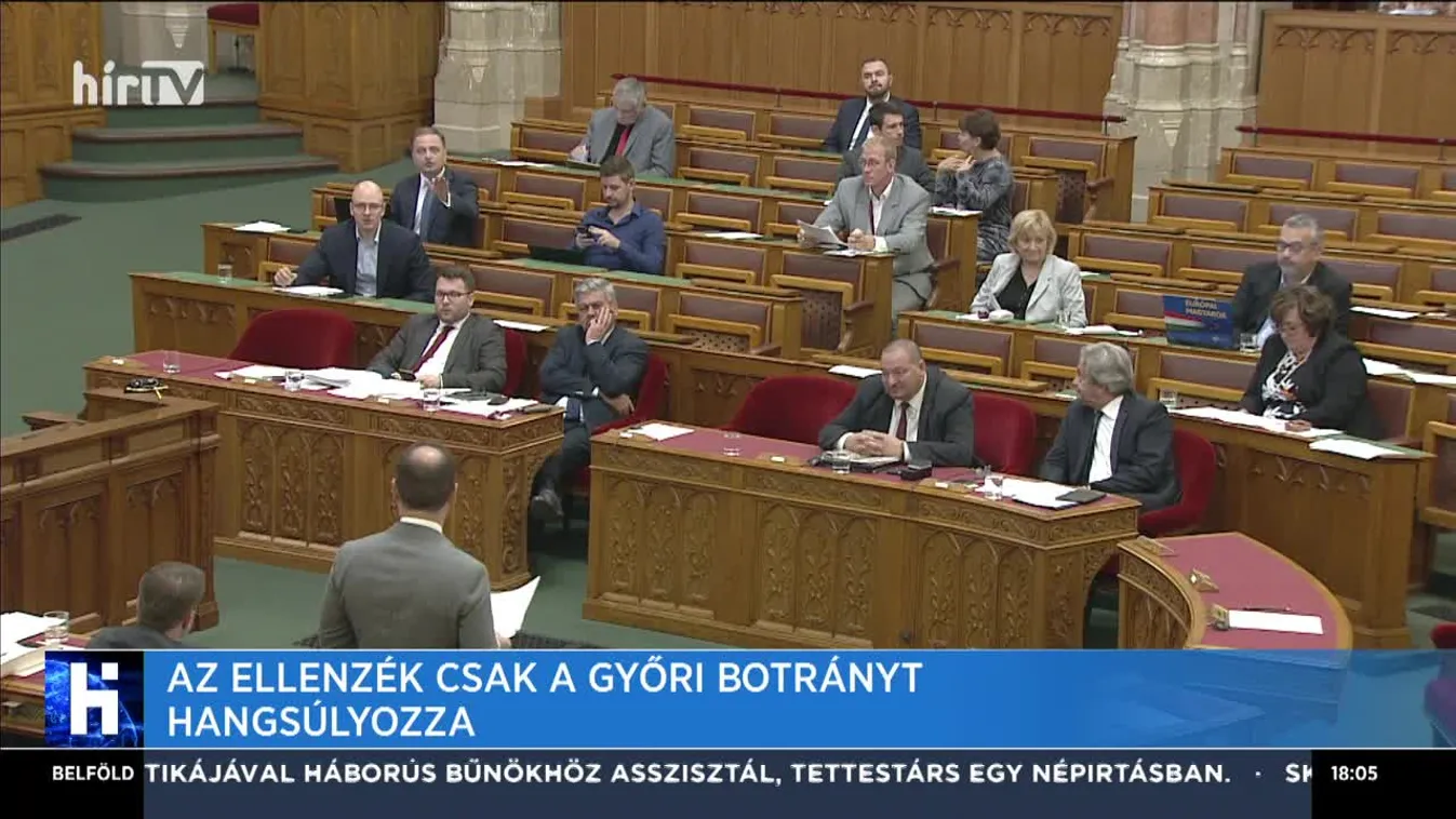 Az ellenzék csak a győri botrányt hangsúlyozza