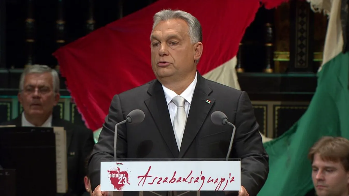 Orbán: 1956-ban is szabad és független Magyarországot akartunk magunknak a nemzetek Európájában