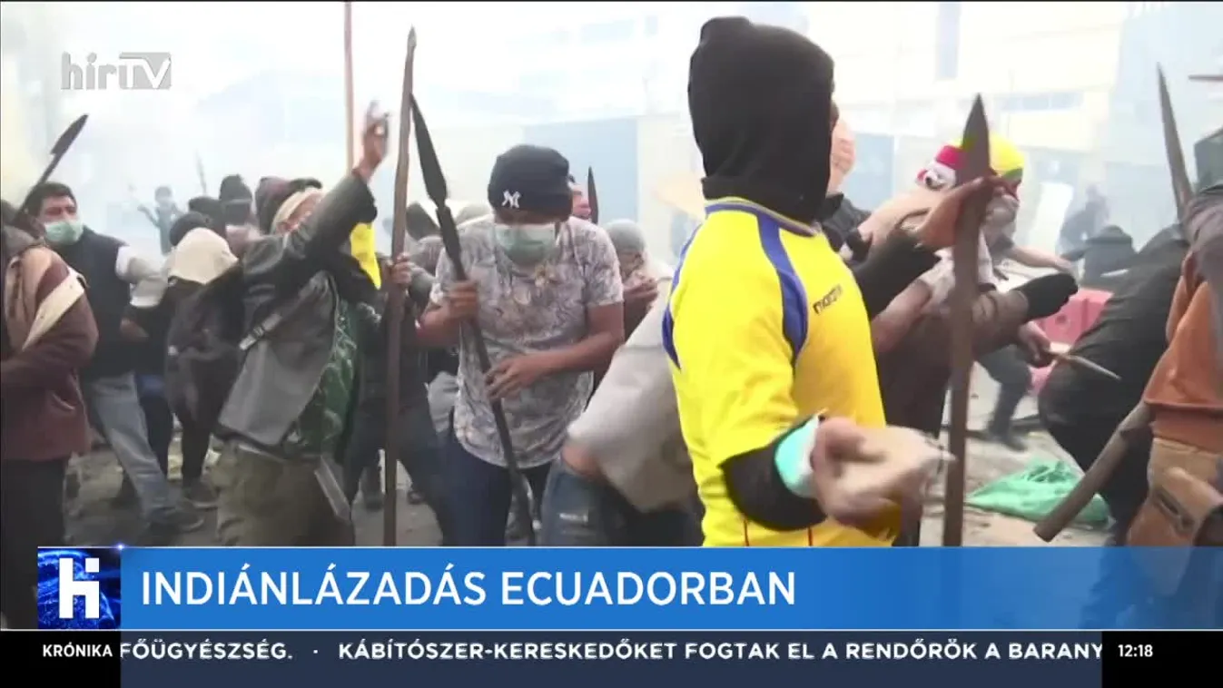 Indiánlázadás Ecuadorban