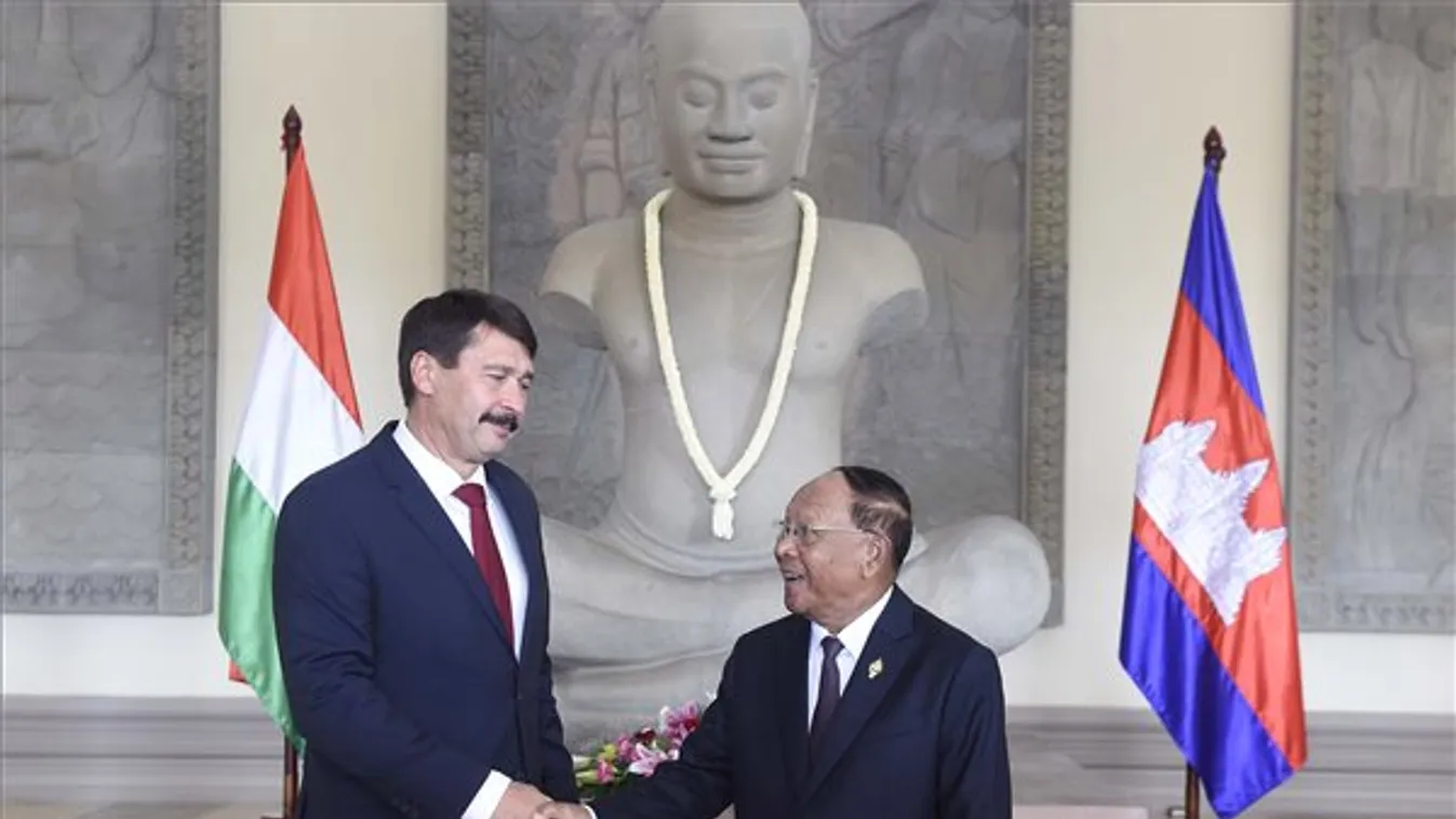 Áder János Kambodzsában - 2021-ben kölcsönösen követséget nyit a két ország