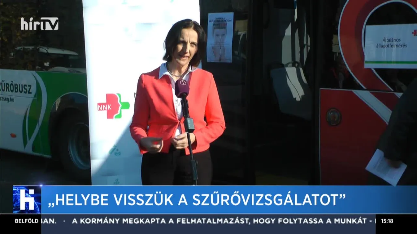 "Helybe visszük a szűrővizsgálatot"