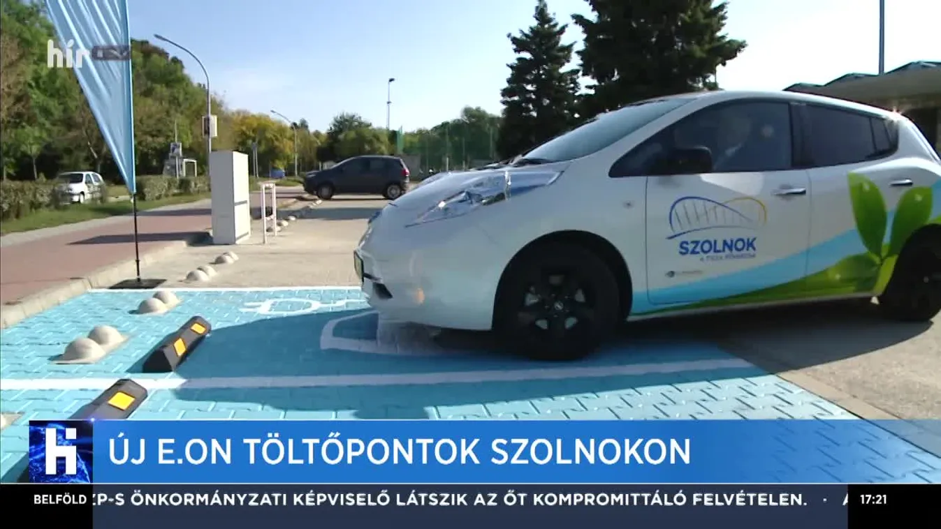 Új E.ON töltőpontok Szolnokon
