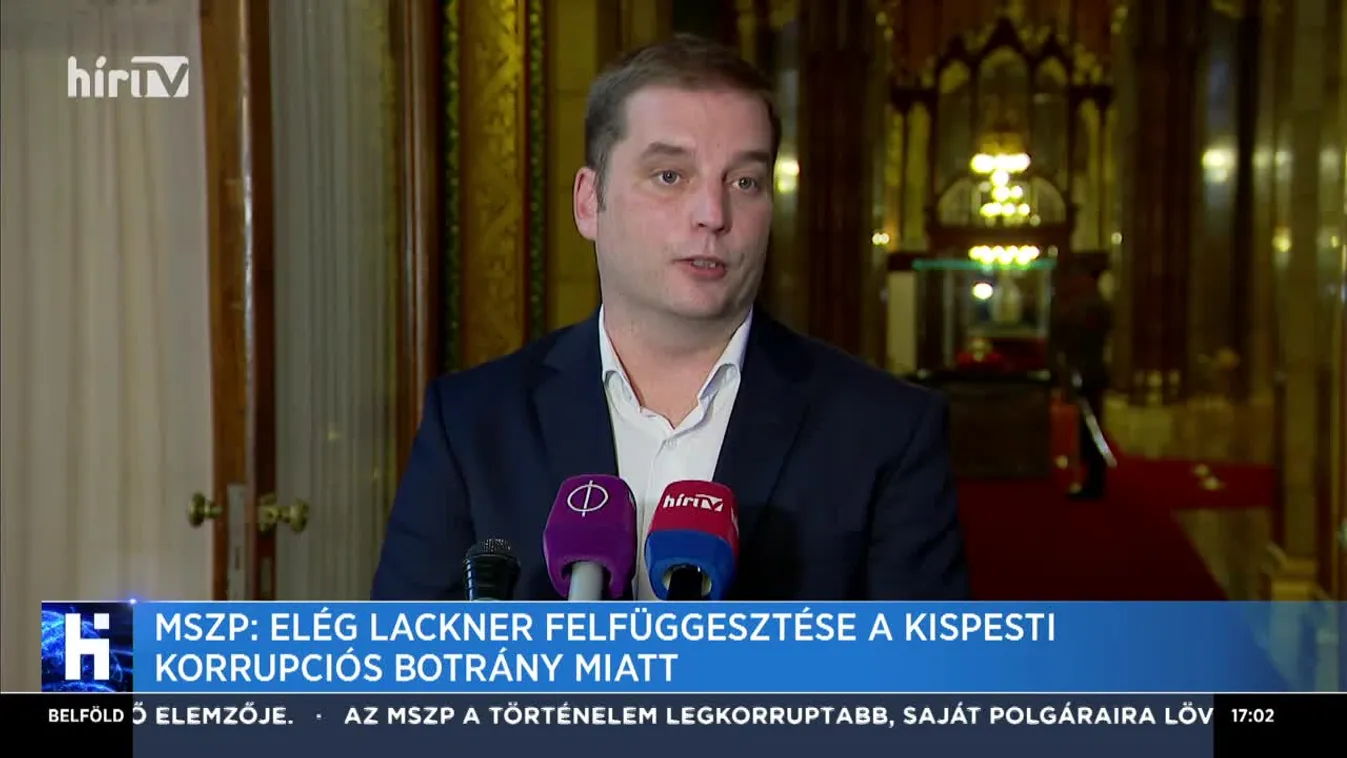 MSZP: Elég Lackner felfüggesztése a kispesti korrupciós botrány miatt