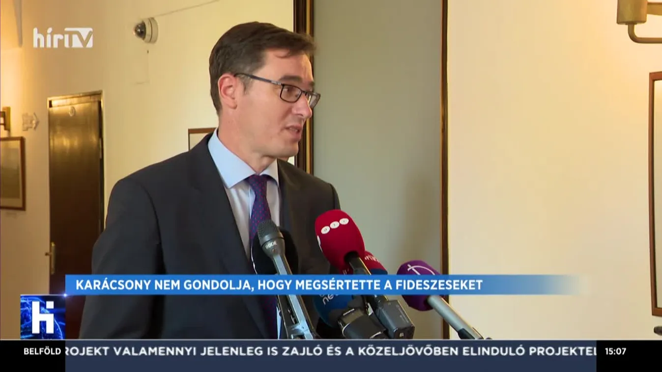 Karácsony nem gondolja, hogy megsértette a fideszeseket