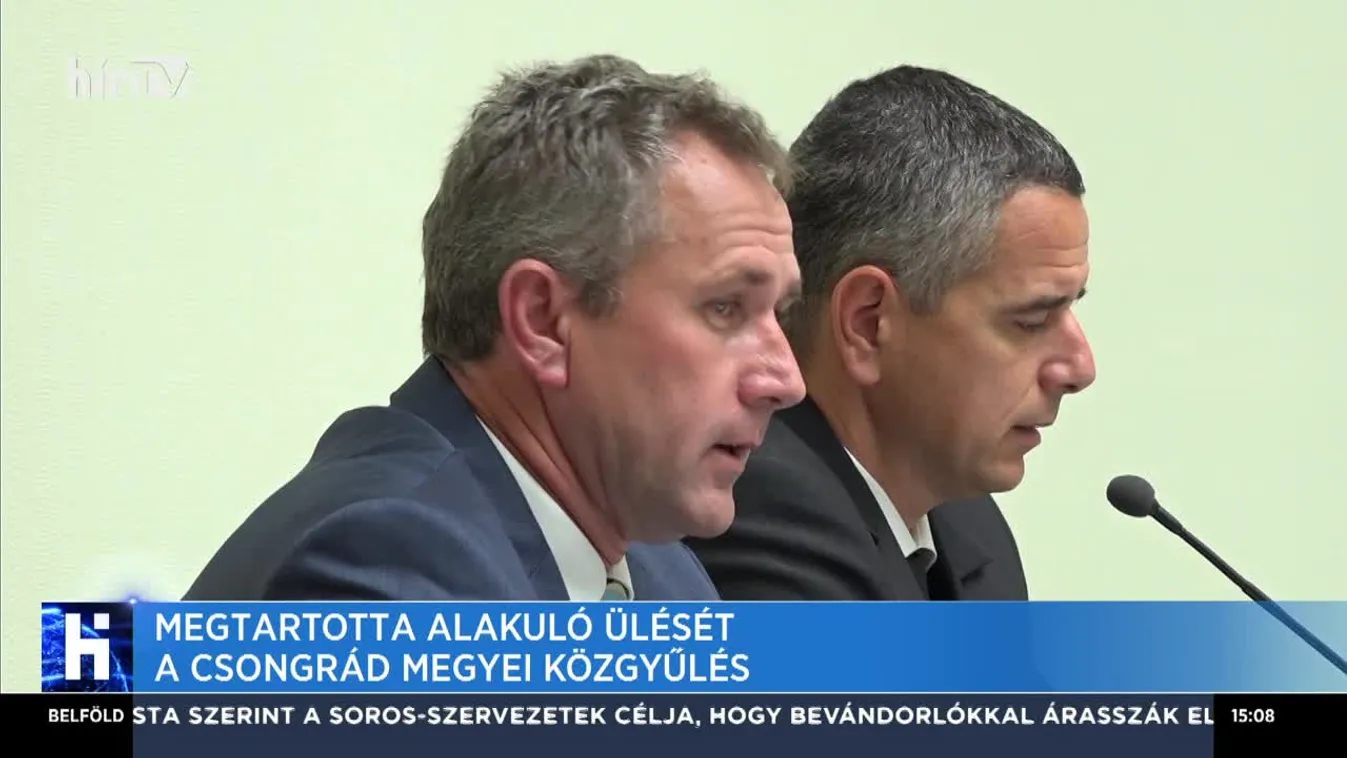 Megtartotta alakuló ülését a Csongrád megyei közgyűlés