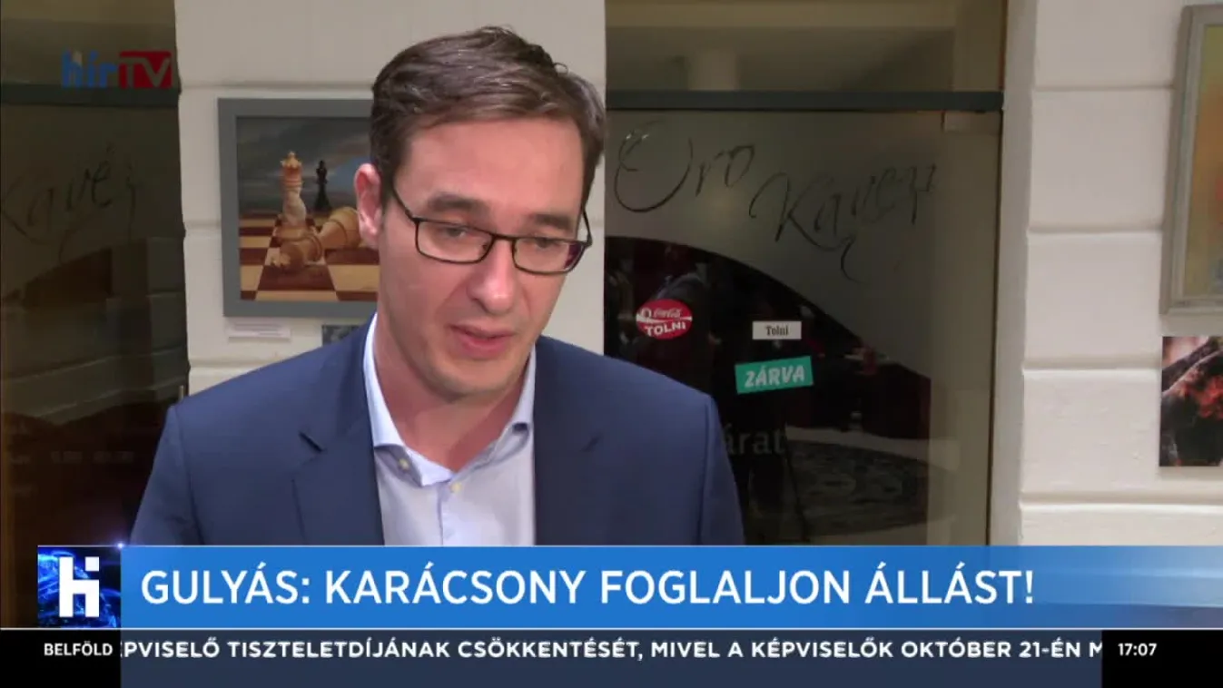 Gulyás: Karácsony foglaljon állást!