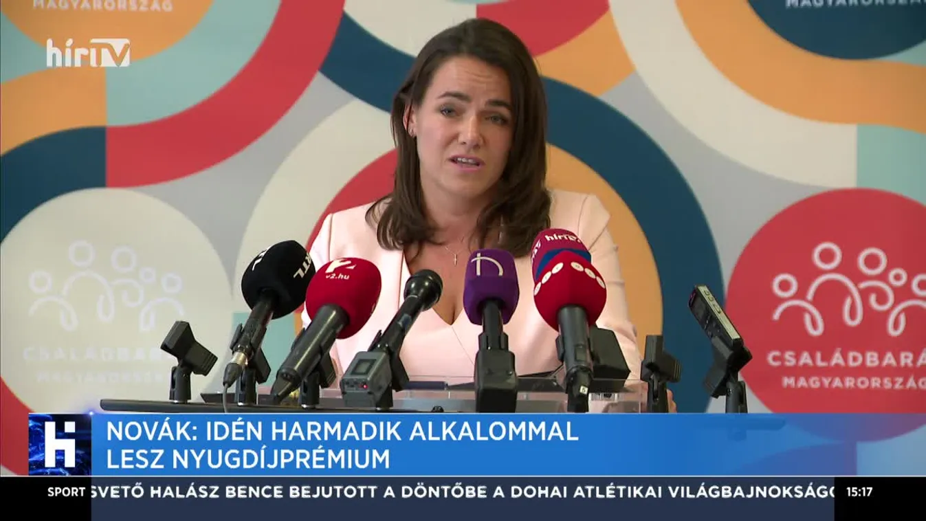 Novák: Idén harmadik alkalommal lesz nyugdíjprémium