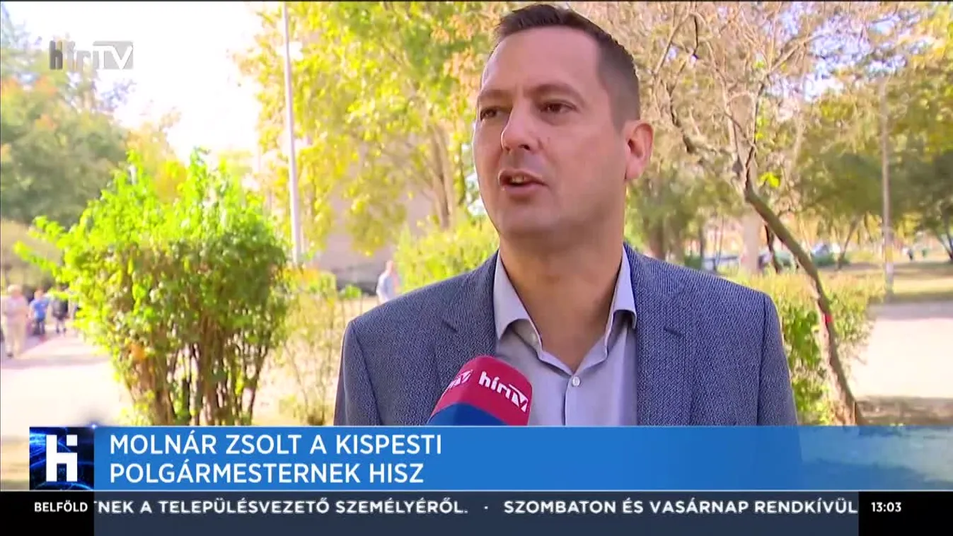 Molnár Zsolt a kispesti polgármesternek hisz