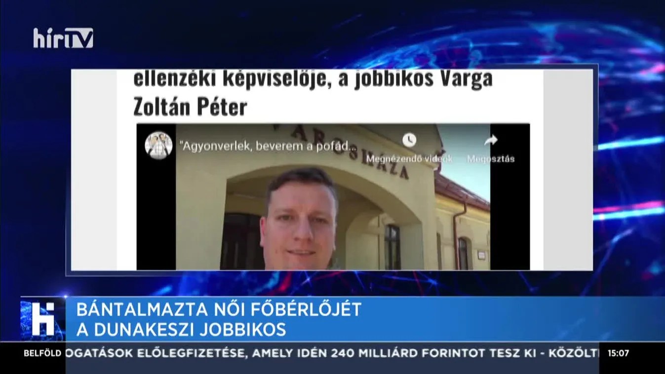 Bántalmazta női főbérlőjét a dunakeszi jobbikos