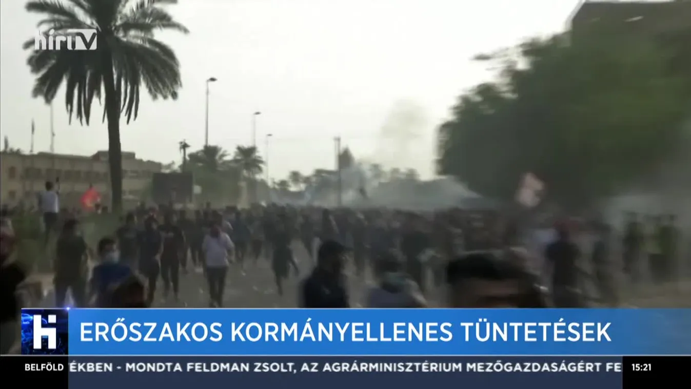 Tüzet nyitottak a tüntetőkre Bagdadban