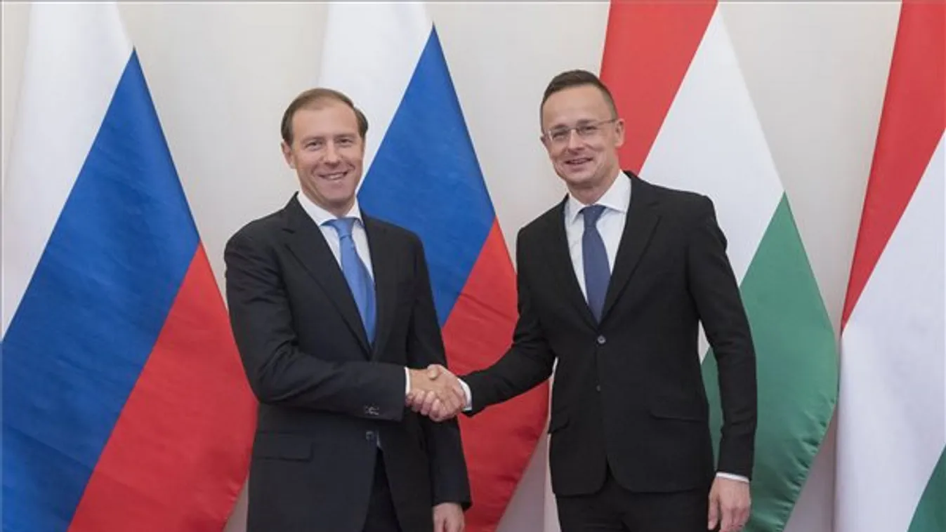 KKM: Szijjártó Péter az orosz ipari és kereskedelmi miniszterrel tárgyalt