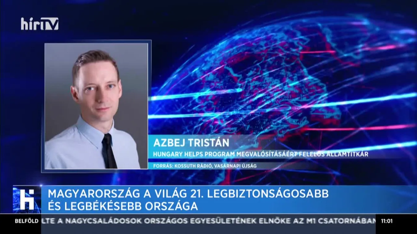 Magyarország a világ 21. legbiztonságosabb és legbékésebb országa
