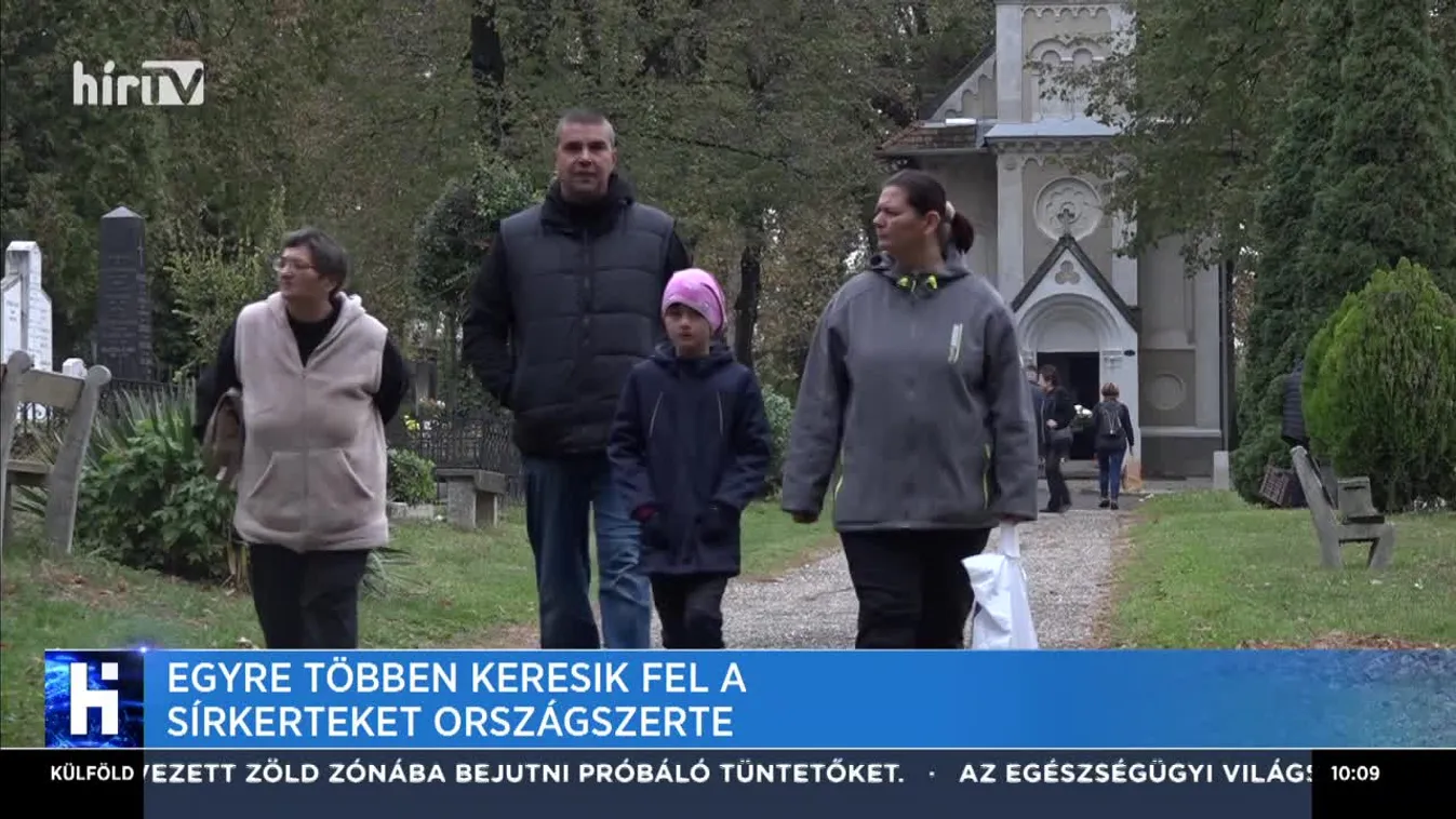 Egyre többen keresik fel a sírkerteket országszerte