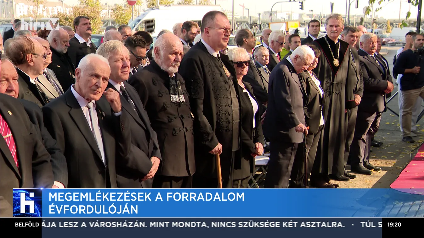 Megemlékezések a forradalom évfordulóján