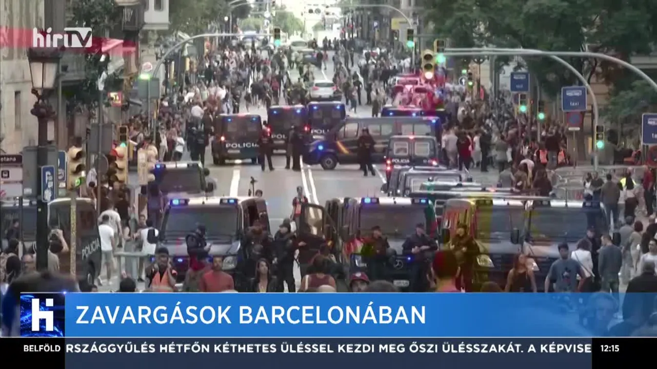 Zavargások Barcelonában