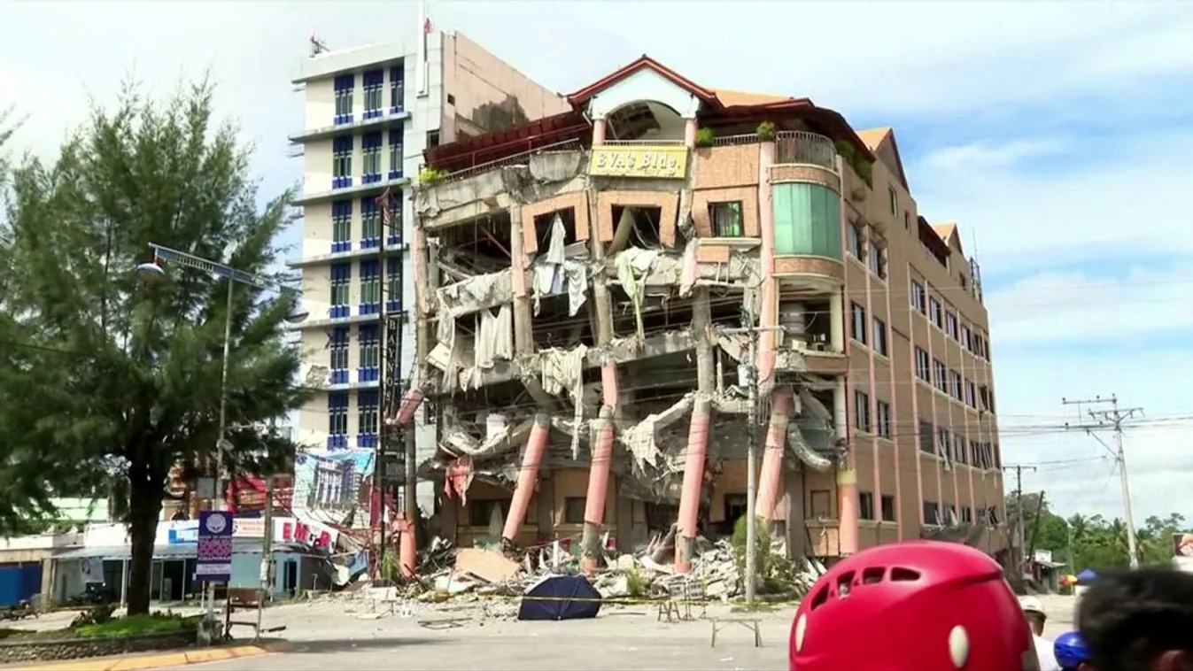 Újabb erős földrengés rázta meg a Fülöp-szigetek déli részét