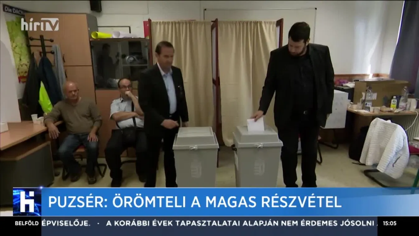 Puzsér: Örömteli a magas részvétel