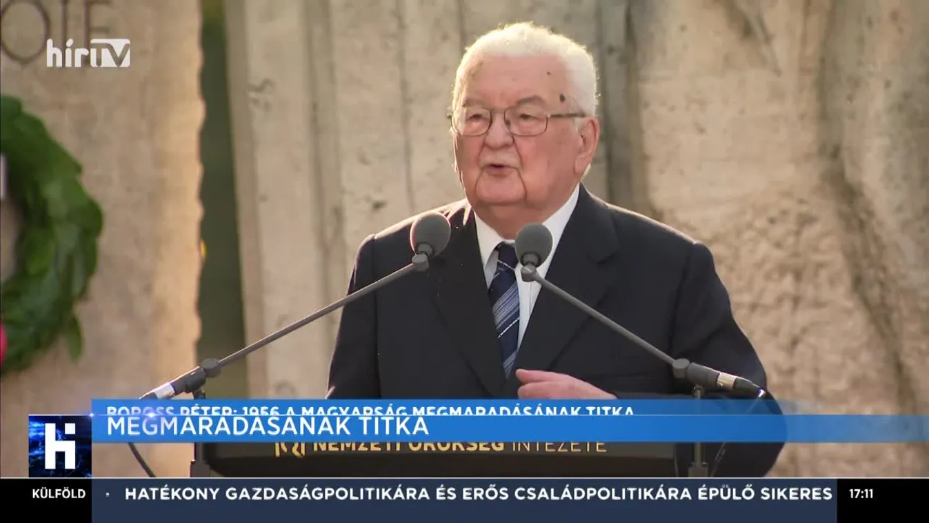 Boross Péter: 1956 a magyarság megmaradásának titka