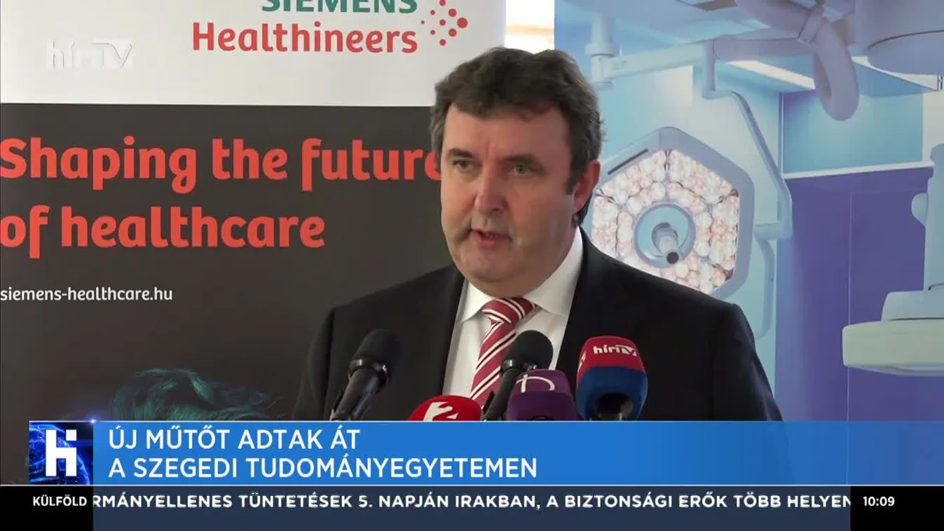 Új műtőt adtak át a Szegedi Tudományegyetemen