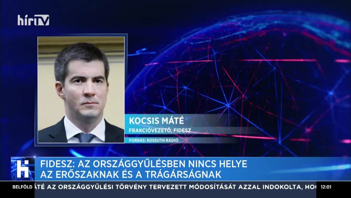 Fidesz: Az Országgyűlésben nincs helye az erőszaknak és a trágárságnak