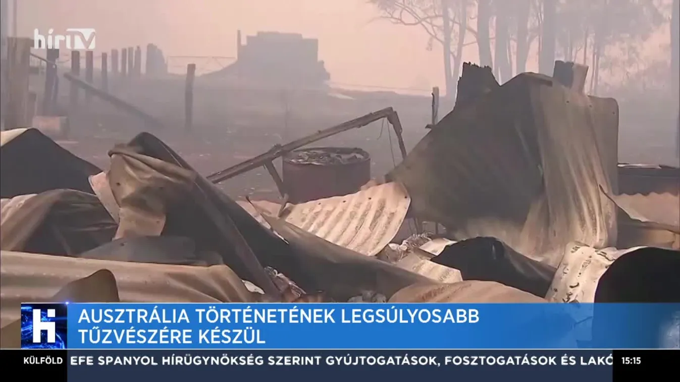 Ausztrália történetének legsúlyosabb tűzvészére készül