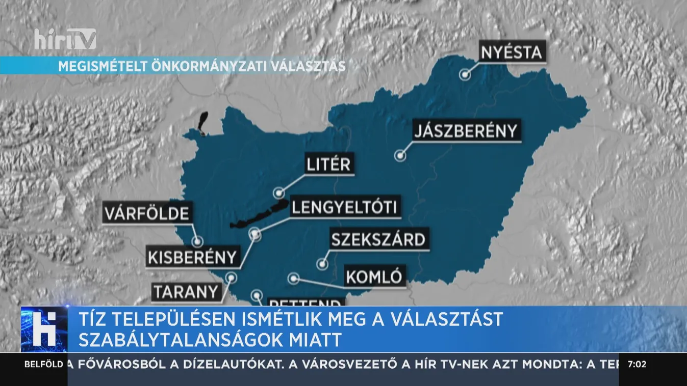 Tíz településen ismétlik meg a választást szabálytalanságok miatt