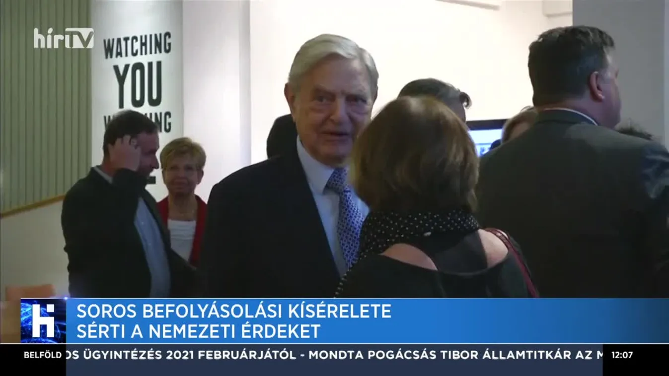 Soros befolyásolási kísérlete sérti a nemzeti érdeket